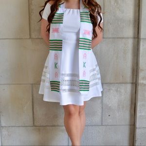 White off the shoulder dress Sz M